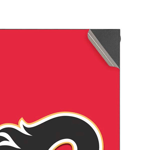 NHL Calgary Flames Solid Background XBox Series X Digital Edition Console Skin