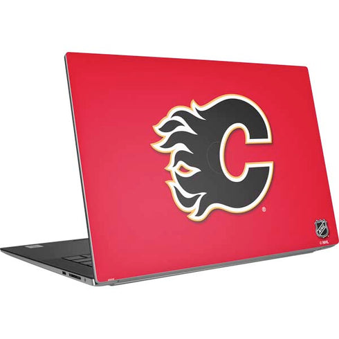 NHL Calgary Flames Solid Background Dell XPS Skin