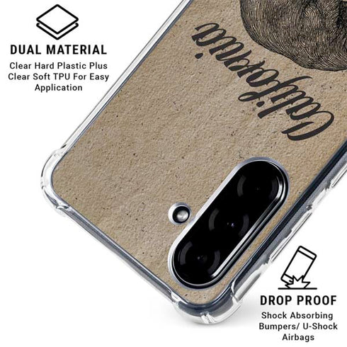 Cali Republic Vintage Galaxy A36 5G Clear Case