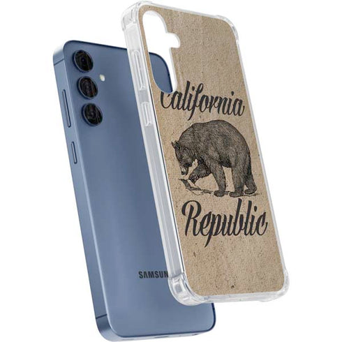 Cali Republic Vintage Galaxy A55 5G Clear Case
