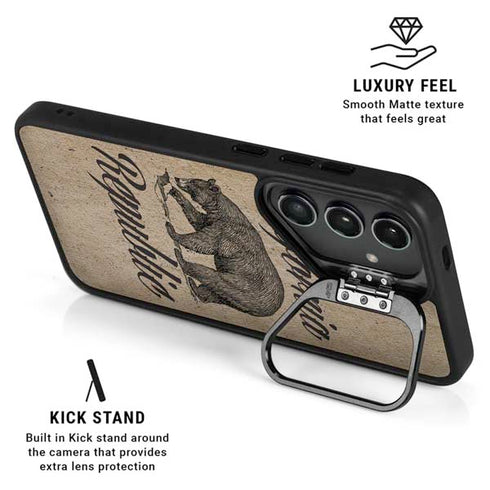 Cali Republic Vintage Galaxy S24 FE Kickstand Case