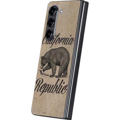 Cali Republic Vintage Galaxy Z Fold5 5G Skin