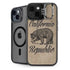 Cali Republic Vintage iPhone 15 Plus Kickstand Case