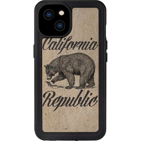 Cali Republic Vintage iPhone 15 Plus Waterproof Case