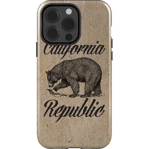 Cali Republic Vintage iPhone 15 Pro Impact Case