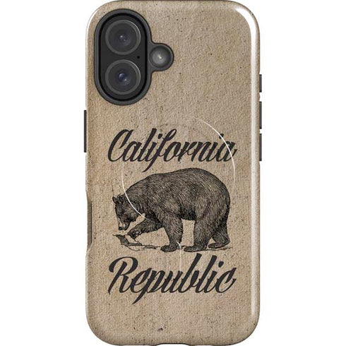 Cali Republic Vintage iPhone 16 Plus Magsafe Impact Case