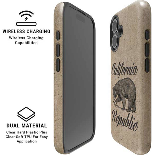 Cali Republic Vintage iPhone 16 Plus Magsafe Impact Case