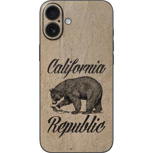 Cali Republic Vintage iPhone 16 Plus Skin