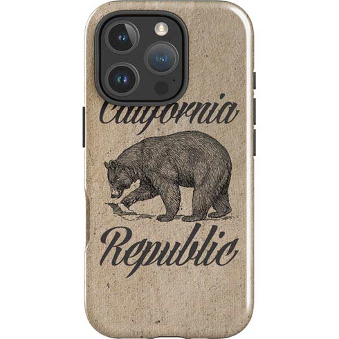 Cali Republic Vintage iPhone 16 Pro Impact Case