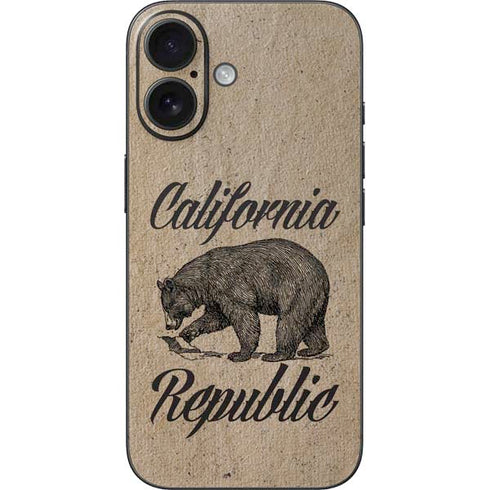 Cali Republic Vintage iPhone 16 Skin