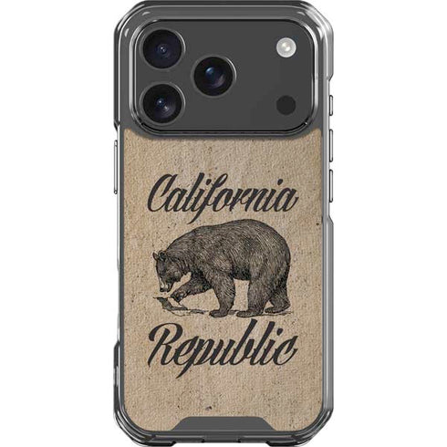 Cali Republic Vintage iPhone 18 Pro Clear Case