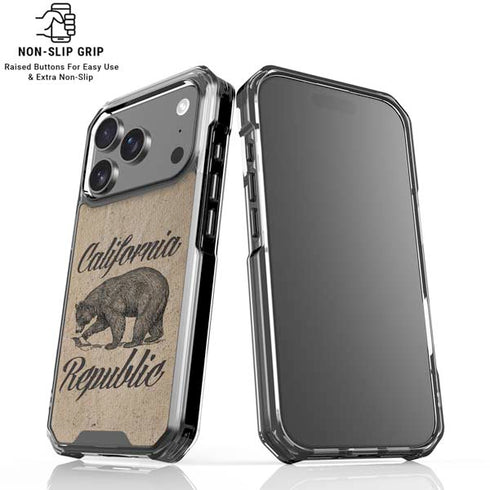 Cali Republic Vintage iPhone 18 Pro Clear Case