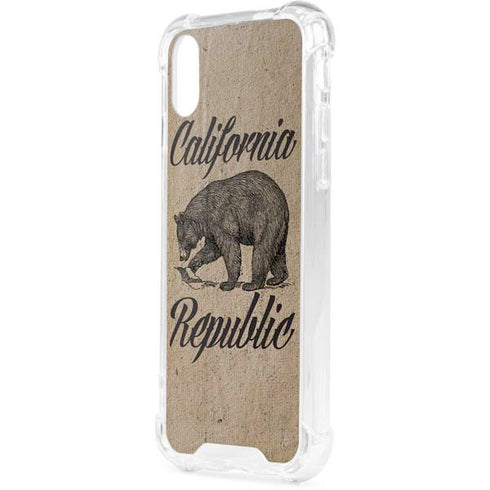 Cali Republic Vintage iPhone XS Clear Case