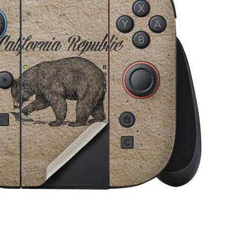 Cali Republic Vintage Nintendo Switch 2 (2025) Joy-Con Controller Skin