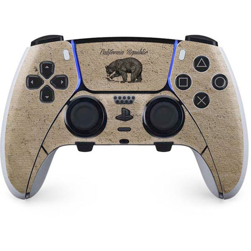 Cali Republic Vintage PS5 DualSense Edge Pro Controller Skin
