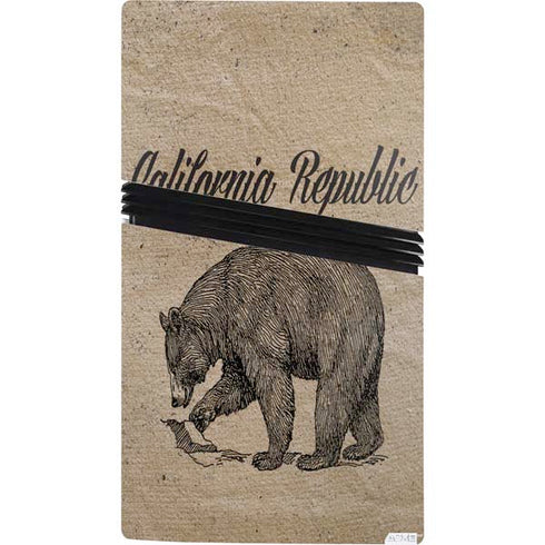 Cali Republic Vintage PS5 Pro Console Skin