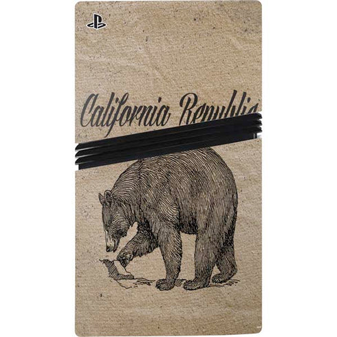 Cali Republic Vintage PS5 Pro Disk Bundle Skin