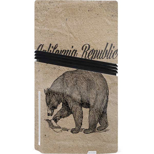 Cali Republic Vintage PS5 Pro Disk Bundle Skin