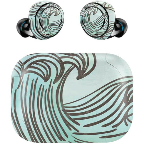 California Big Wave Amazon Echo Buds Skin