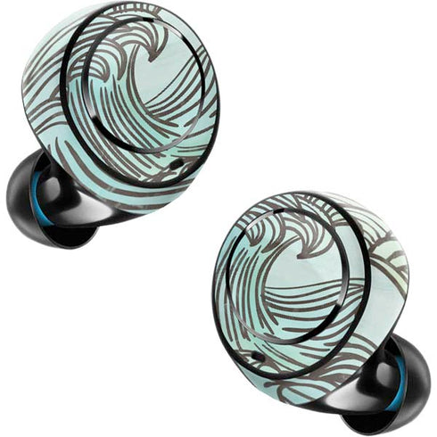 California Big Wave Amazon Echo Buds Skin