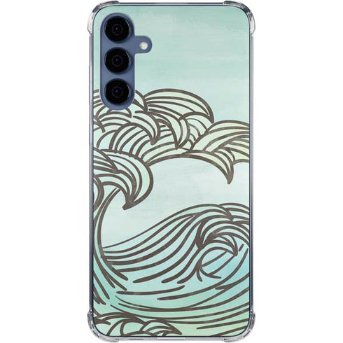 California Big Wave Galaxy A55 5G Clear Case