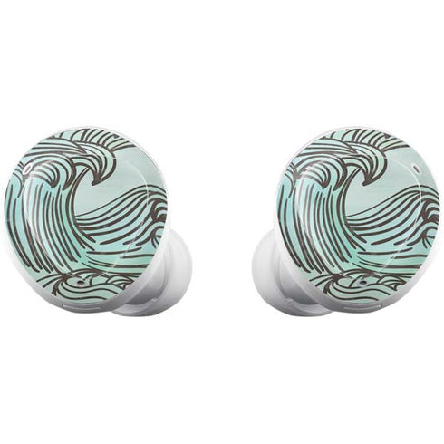 California Big Wave Galaxy Buds Plus Skin