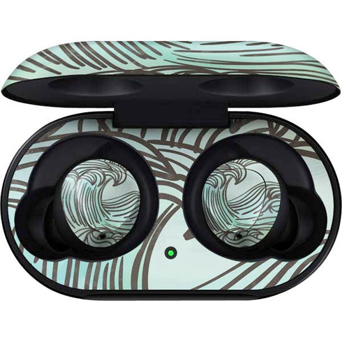 California Big Wave Galaxy Buds Skin