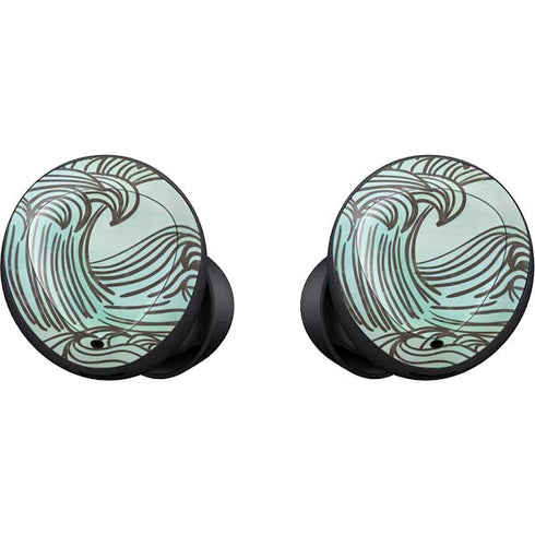 California Big Wave Galaxy Buds Skin