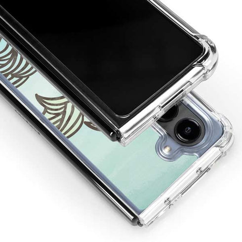 California Big Wave Galaxy Z Fold5 5G Clear Case