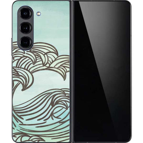 California Big Wave Galaxy Z Fold5 5G Skin