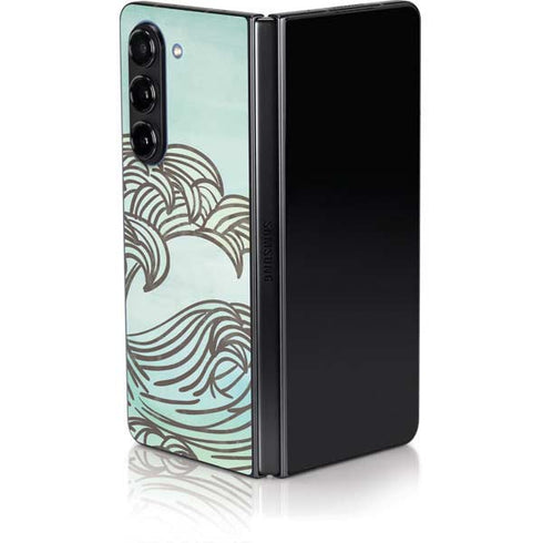 California Big Wave Galaxy Z Fold5 5G Skin