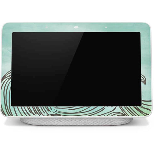 California Big Wave Google Home Hub Skin