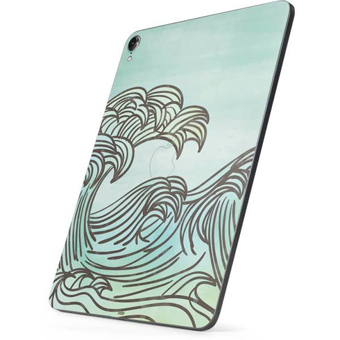 California Big Wave Apple iPad Pro Skin
