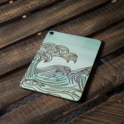 California Big Wave Apple iPad Pro Skin