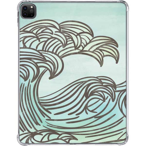 California Big Wave iPad Pro 11in (2024) Clear Case