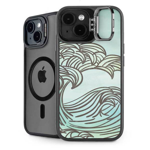 California Big Wave iPhone 15 Kickstand Case