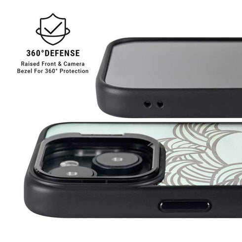 California Big Wave iPhone 15 Kickstand Case
