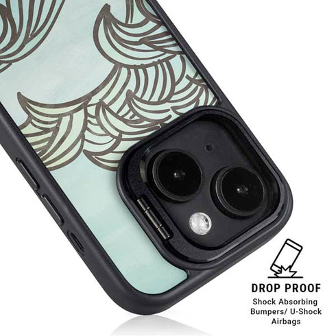 California Big Wave iPhone 15 Kickstand Case