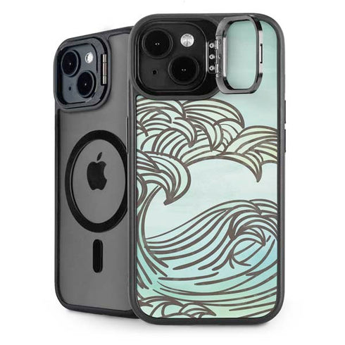 California Big Wave iPhone 15 Plus Kickstand Case