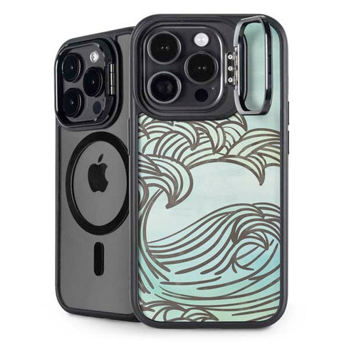 California Big Wave iPhone 15 Pro Kickstand Case