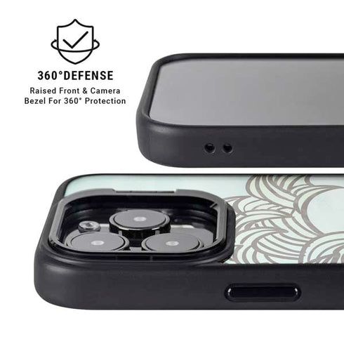 California Big Wave iPhone 15 Pro Kickstand Case