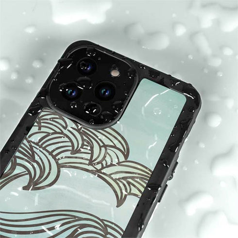 California Big Wave iPhone 15 Pro Waterproof Case