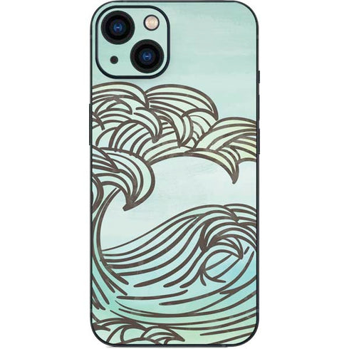 California Big Wave iPhone 15 Skin