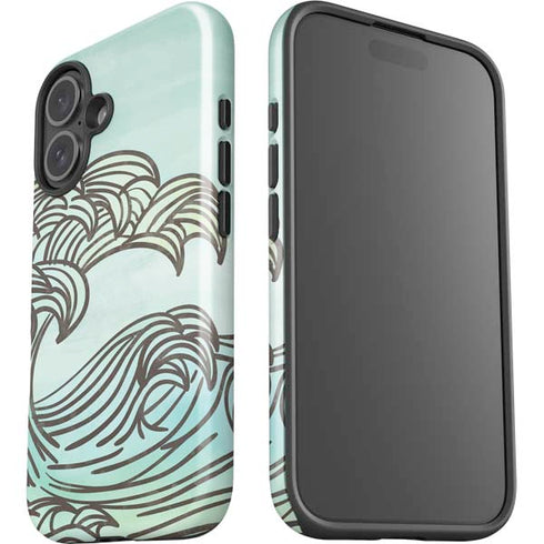 California Big Wave iPhone 16 Impact Case