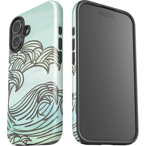 California Big Wave iPhone 16 Plus Impact Case