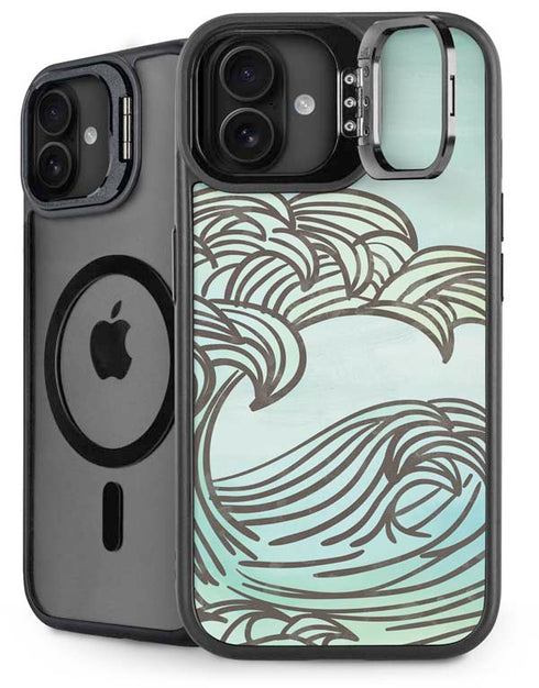 California Big Wave iPhone 16 Plus Kickstand Case