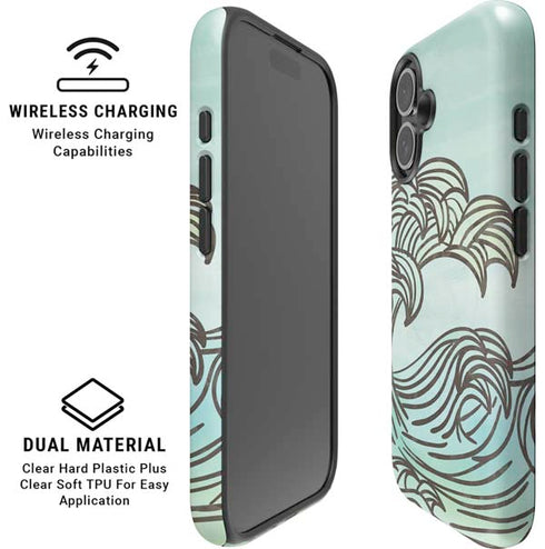 California Big Wave iPhone 16 Plus Magsafe Impact Case