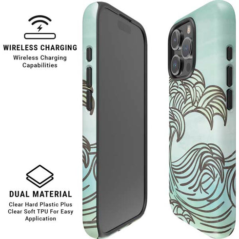 California Big Wave iPhone 16 Pro Magsafe Impact Case