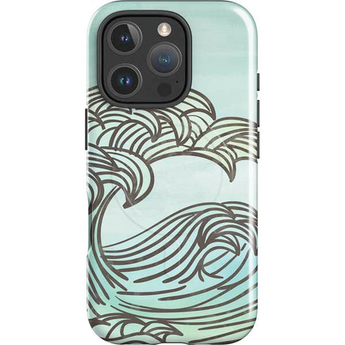 California Big Wave iPhone 16 Pro Max Magsafe Impact Case