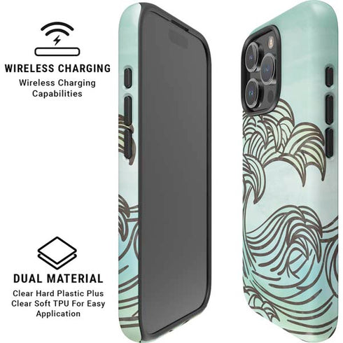 California Big Wave iPhone 16 Pro Max Magsafe Impact Case